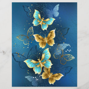 Prospectus 21,6 Cm X 24,94 Cm Golden butterflies