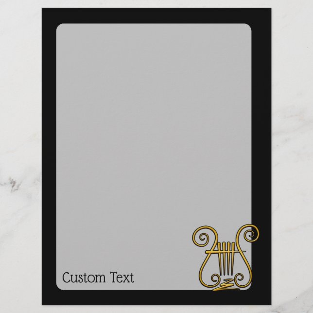 Prospectus 21,6 Cm X 24,94 Cm Golden lyre (Devant)