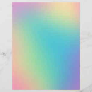 Prospectus 21,6 Cm X 24,94 Cm Gradient arc-en-ciel magnifique