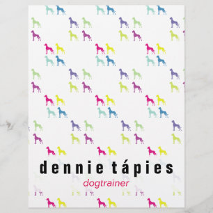 Prospectus 21,6 Cm X 24,94 Cm Grand Danois Flyer
