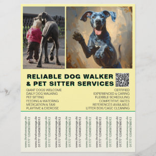 Prospectus 21,6 Cm X 24,94 Cm Grand Danois Walker Simple Rayure