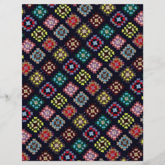 Prospectus 21,6 Cm X 24,94 Cm Granny carrés (Devant)