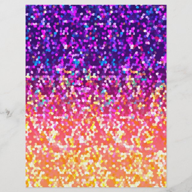 Prospectus 21,6 Cm X 24,94 Cm Graphique de Parties scintillant de circulaire (Devant)