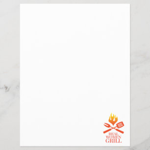 Prospectus 21,6 Cm X 24,94 Cm Grill femmes réelles