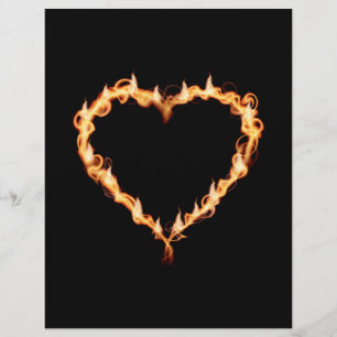 Prospectus 21,6 Cm X 24,94 Cm HEAT NOIR HEART fire burning