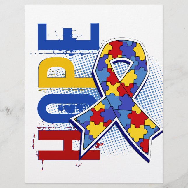 Prospectus 21,6 Cm X 24,94 Cm Hope 2 Autisme (Devant)