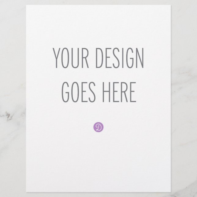 Prospectus 21,6 Cm X 24,94 Cm Impression circulaire de format Lettre (8 po x 11, (Devant)