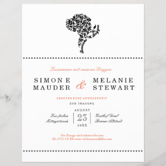 Prospectus 21,6 Cm X 24,94 Cm Invitation de Flyer Deutsche Doggen Illustration