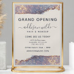 Prospectus 21,6 Cm X 24,94 Cm Iridescente Purple Gold Glam Parties scintillant<br><div class="desc">Circulaire d'affaires Iridescente Purple Gold Glam Parties scintillant. Ce design est doté d'une police de style script de signature classique et d'un bel arrière - plan éclatant irisé moderne. Parfait pour un salon de beauté,  coiffeur,  maquilleur ou cosmétologue.</div>