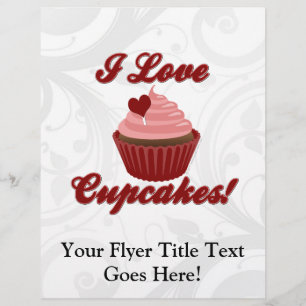 Prospectus 21,6 Cm X 24,94 Cm J'adore les Cupcakes