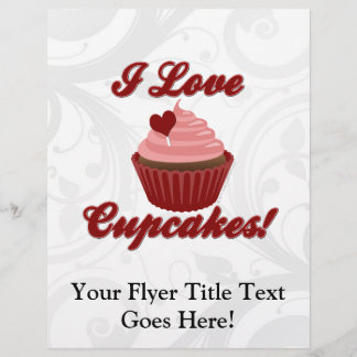 Prospectus 21,6 Cm X 24,94 Cm J'adore les Cupcakes
