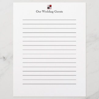 Prospectus 21,6 Cm X 24,94 Cm Je fais des pages de livres d'invités Mariages