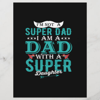 Prospectus 21,6 Cm X 24,94 Cm Je ne suis pas un super papa Je suis un papa avec
