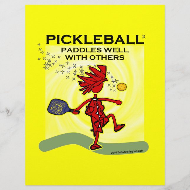 Prospectus 21,6 Cm X 24,94 Cm Je Relish Pickleball Shirts & Cadeaux (Devant)