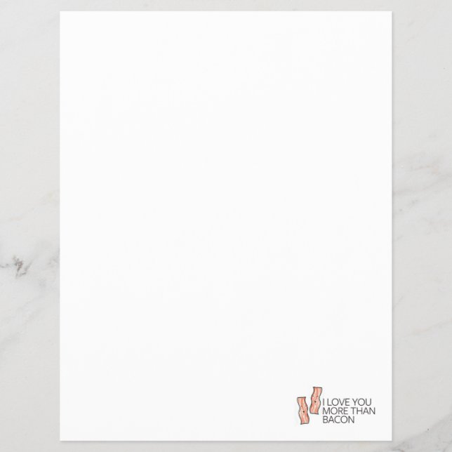 Prospectus 21,6 Cm X 24,94 Cm Je t'aime plus que Bacon (Devant)