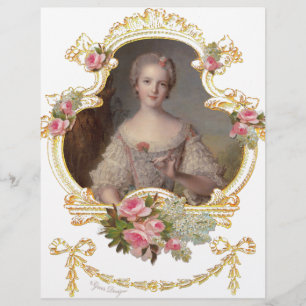 Prospectus 21,6 Cm X 24,94 Cm Jeune Reine Marie Antoinette Cartes Roses Roses Ro
