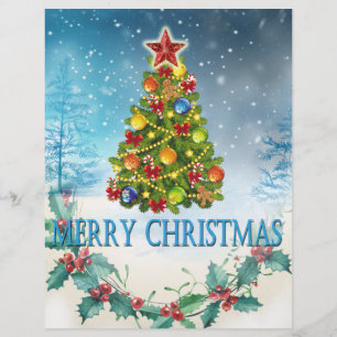 Prospectus 21,6 Cm X 24,94 Cm Joyeuse carte de Noël