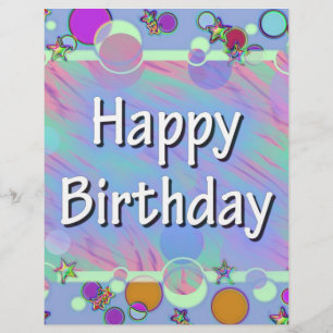 Prospectus 21,6 Cm X 24,94 Cm Joyeux anniversaire