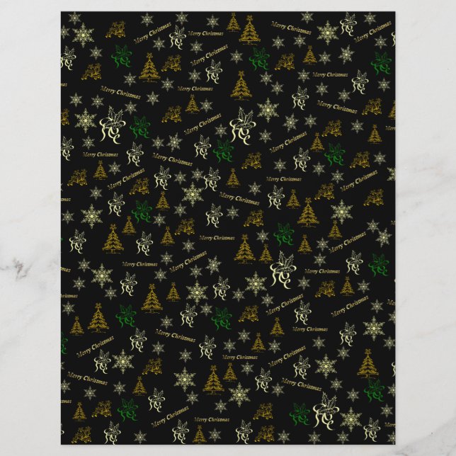 Prospectus 21,6 Cm X 24,94 Cm joyeux prospectus de noël (Devant)