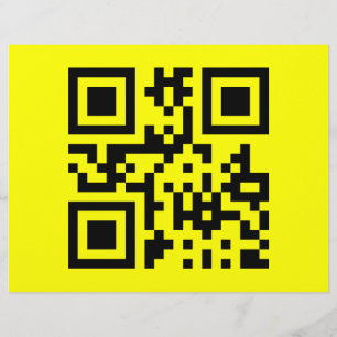 Prospectus 21,6 Cm X 24,94 Cm ‹ Joyeux visage souriant Emoji — Code QR