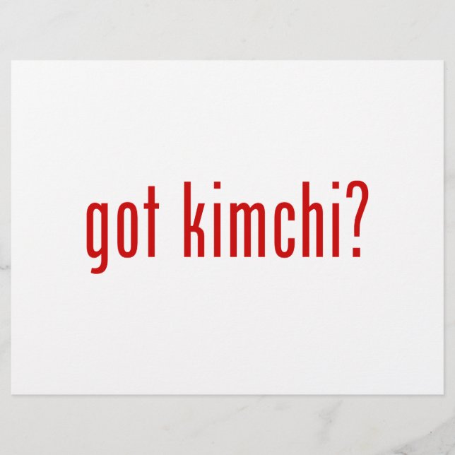 Prospectus 21,6 Cm X 24,94 Cm Kimchi ? (Devant)