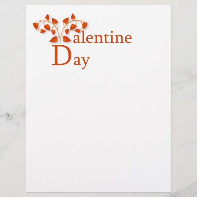 Prospectus 21,6 Cm X 24,94 Cm la fête de la Saint-Valentin (Devant)