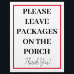 Prospectus 21,6 Cm X 24,94 Cm Laisser Le Paquet Sur Portage S'Il Vous Plaît Sign<br><div class="desc">Si vous pratiquez la distanciation sociale dans le jour et l'âge de Coronavirus et la saison de la grippe, vous pouvez placer ce panneau sur votre porte pour faire savoir aux livreurs de ne pas frapper à votre porte. N'hésitez pas à modifier le texte pour donner votre propre message personnalisé....</div>