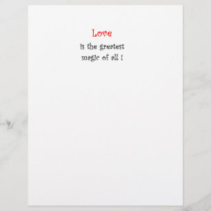 Prospectus 21,6 Cm X 24,94 Cm L'amour est la plus grande magie de tous !-flyers