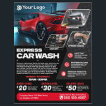 Prospectus 21,6 Cm X 24,94 Cm Lave-auto Express - (Modèle) Circulaire<br><div class="desc">Ce modèle de dépliant de voiture Express, conçu pour présenter vos services professionnels de lavage de voiture d'une manière visuellement captivante. Avec un design épuré noir et rouge vif, ce modèle personnalisable dégage une atmosphère contemporaine et dynamique. Du nettoyage extérieur aux détails intérieurs, notre circulaire vise à attirer des clients...</div>
