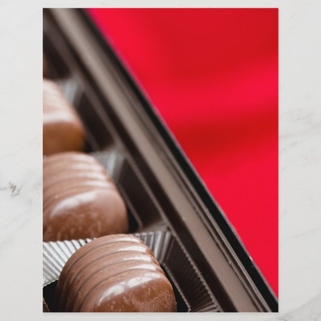 Prospectus 21,6 Cm X 24,94 Cm Les bonbons au chocolat (Devant)