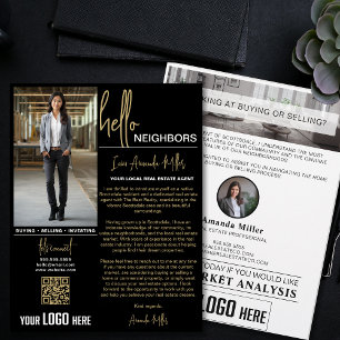 Prospectus 21,6 Cm X 24,94 Cm Lettre de l'entreprise immobilière