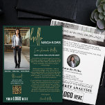 Prospectus 21,6 Cm X 24,94 Cm Lettre de l'entreprise immobilière<br><div class="desc">The Realtor Introduction Real Estate Farming Letter Flyer in a exquise couleur vert émeraude, méticuleusement conçu pour faire une déclaration audacieuse et véhiculer le professionnalisme. Ce prospectus est conçu pour vous présenter efficacement à votre communauté, en combinant la chaleur d'une lettre personnalisée "Hello Neighbor" avec l'élégance nécessaire pour impactful real...</div>
