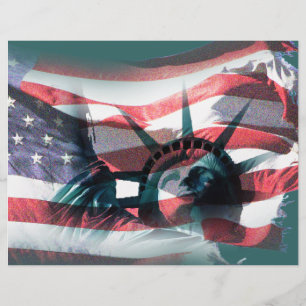 Prospectus 21,6 Cm X 24,94 Cm Liberté américaine