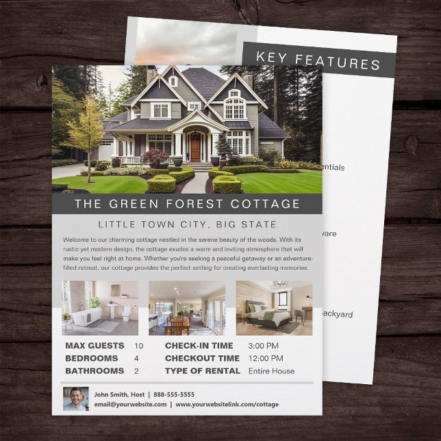 Prospectus 21,6 Cm X 24,94 Cm Location vacances Logement Maison Location (Créateur téléchargé)