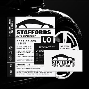 Prospectus 21,6 Cm X 24,94 Cm Logo automobile, concessionnaire automobile public