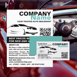 Prospectus 21,6 Cm X 24,94 Cm Logo Fast Car, Auto Dealership Publicité
