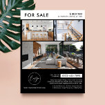 Prospectus 21,6 Cm X 24,94 Cm Logo noir minimaliste Photos Propriété à vendre<br><div class="desc">Immobilier minimaliste à vendre prospectus marketing avec espace pour votre logo et 3 photos. Ce dépliant marketing de propriété entièrement personnalisable en noir et blanc présente un design simple avec de l'espace pour le texte et les détails de propriété personnalisés. Un moyen facile de faire connaître vos annonces de propriétés...</div>