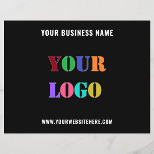 Prospectus 21,6 Cm X 24,94 Cm Logo Personnalisé Promotionnel Business Flyer Vos