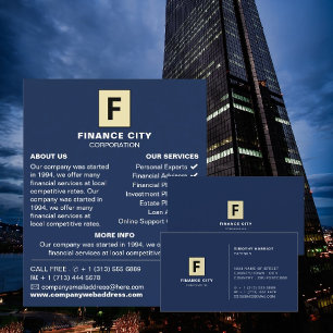 Prospectus 21,6 Cm X 24,94 Cm Logo personnalisé, publicité commerciale et financ