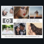 Prospectus 21,6 Cm X 24,94 Cm Logo Photo Collage Photographe professionnel QR<br><div class="desc">Circulaire marketing pour un photographe professionnel personnalisé avec vos photos, logos, coordonnées, texte personnalisé et code QR. Flyer photographe professionnel pour promouvoir votre entreprise personnalisée avec six photos sur le côté avec votre logo, nom d'entreprise, slogan et coordonnées. Au verso, ajoutez votre logo, votre code QR et les médias sociaux,...</div>
