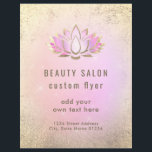 Prospectus 21,6 Cm X 24,94 Cm lotus design rose violet<br><div class="desc">veuillez noter que ce produit imprimé n'a AUCUN VRAI FOIL</div>