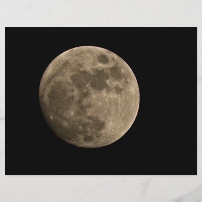 Prospectus 21,6 Cm X 24,94 Cm Lune (Devant)