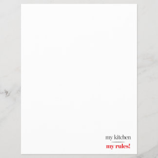 Prospectus 21,6 Cm X 24,94 Cm Ma cuisine, mes règles