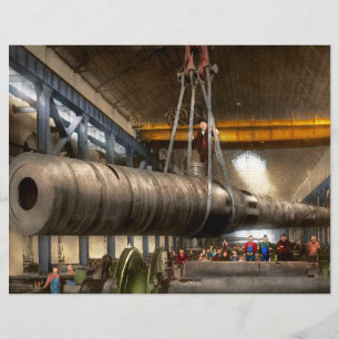 Prospectus 21,6 Cm X 24,94 Cm Machinist - Gun - L'Arsenal de Watervliet 1910