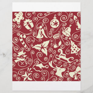Prospectus 21,6 Cm X 24,94 Cm Magnifique motif de Noël