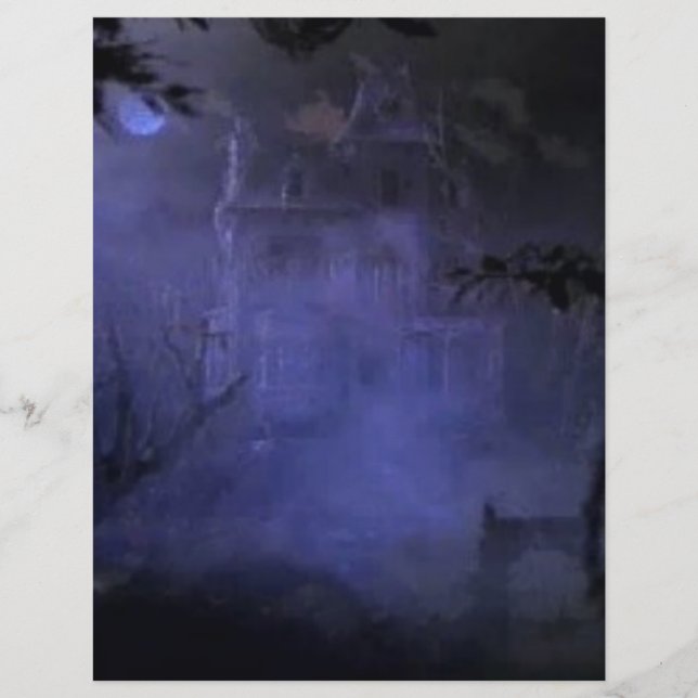 Prospectus 21,6 Cm X 24,94 Cm maison hantée01 (Devant)