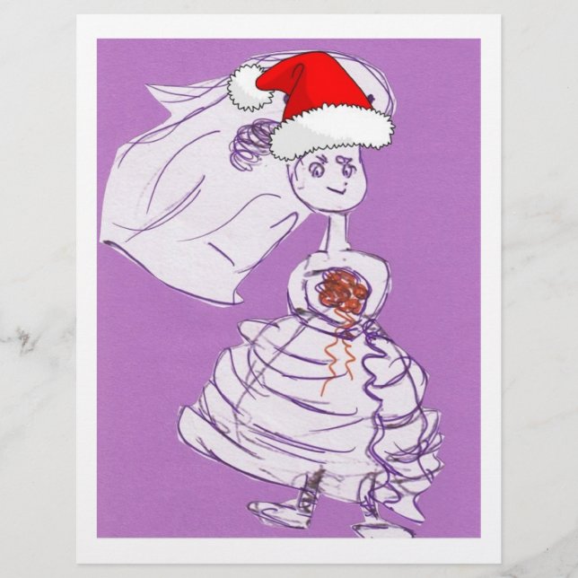 Prospectus 21,6 Cm X 24,94 Cm Mariage de Noël (Devant)