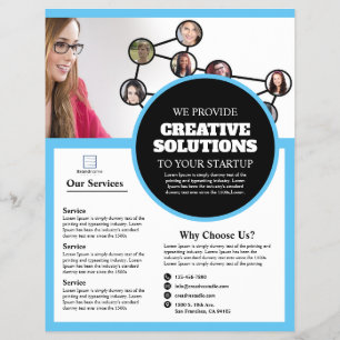 Prospectus 21,6 Cm X 24,94 Cm Marketing Agency Business Flyer