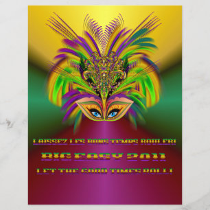 Prospectus 21,6 Cm X 24,94 Cm Masque-Mardi-Gras-La-Reine-V-3