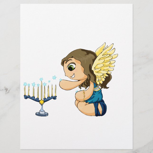 Prospectus 21,6 Cm X 24,94 Cm Menorah Angel (Devant)